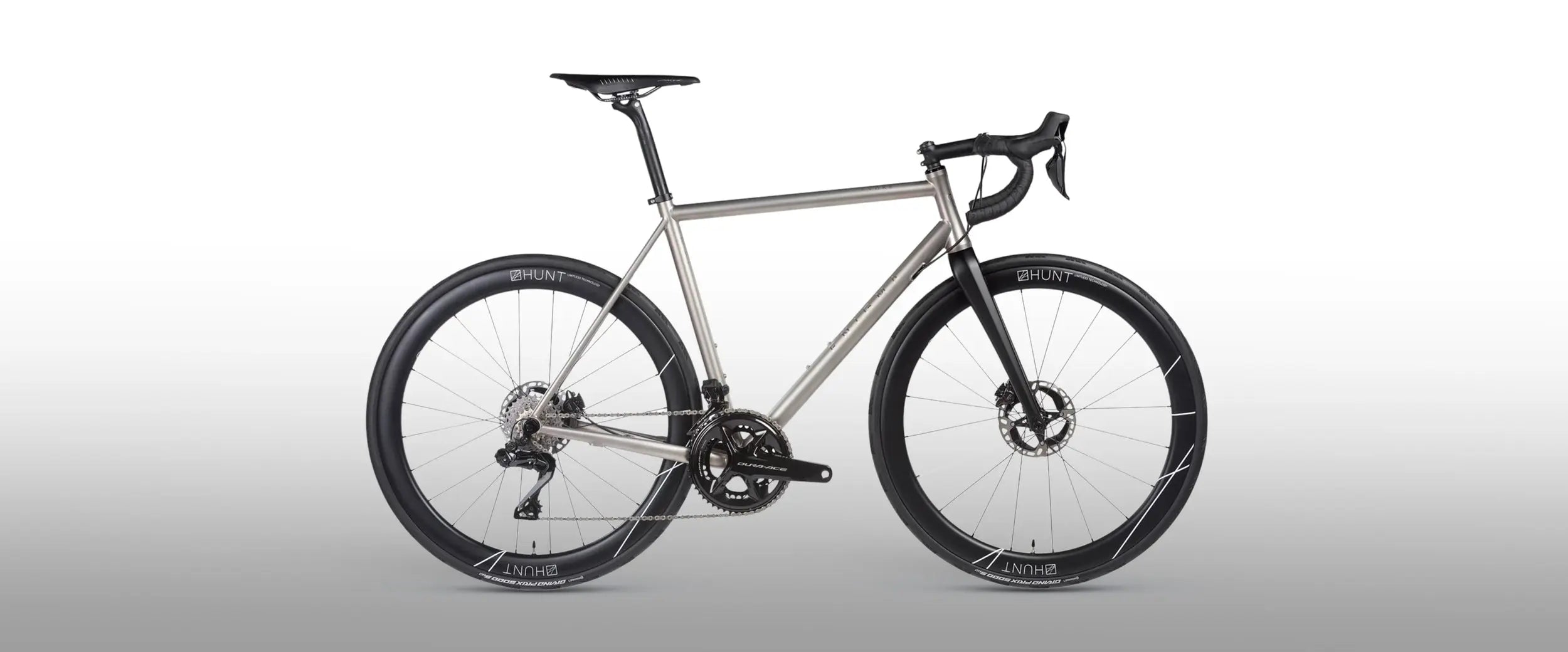Complete Enigma Evoke Titanium road bike with disc brakes