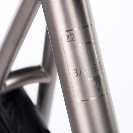 Titanium alloy specification on Enigma Evoke frame