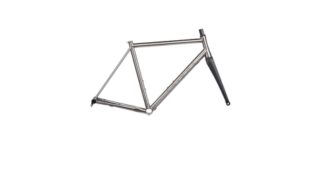 Enigma Evoke Titanium road frameset with carbon fork