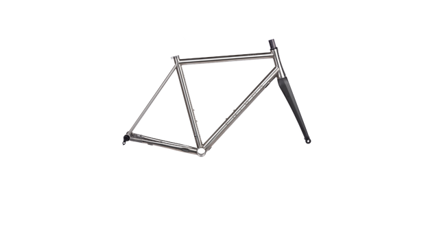 Enigma Evoke Titanium road frameset with carbon fork