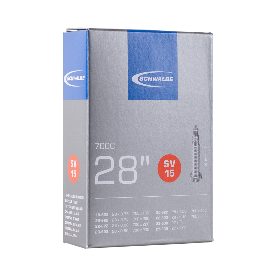 Schwalbe SV15 inner tube, 700c, Presta valve 60mm