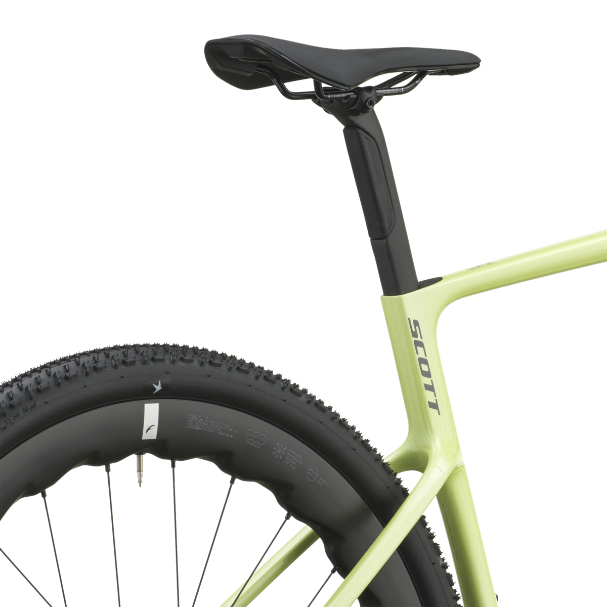 Scott Addict Gravel 20 2027 in mojito green, Syncros Kildala saddle and seatpost