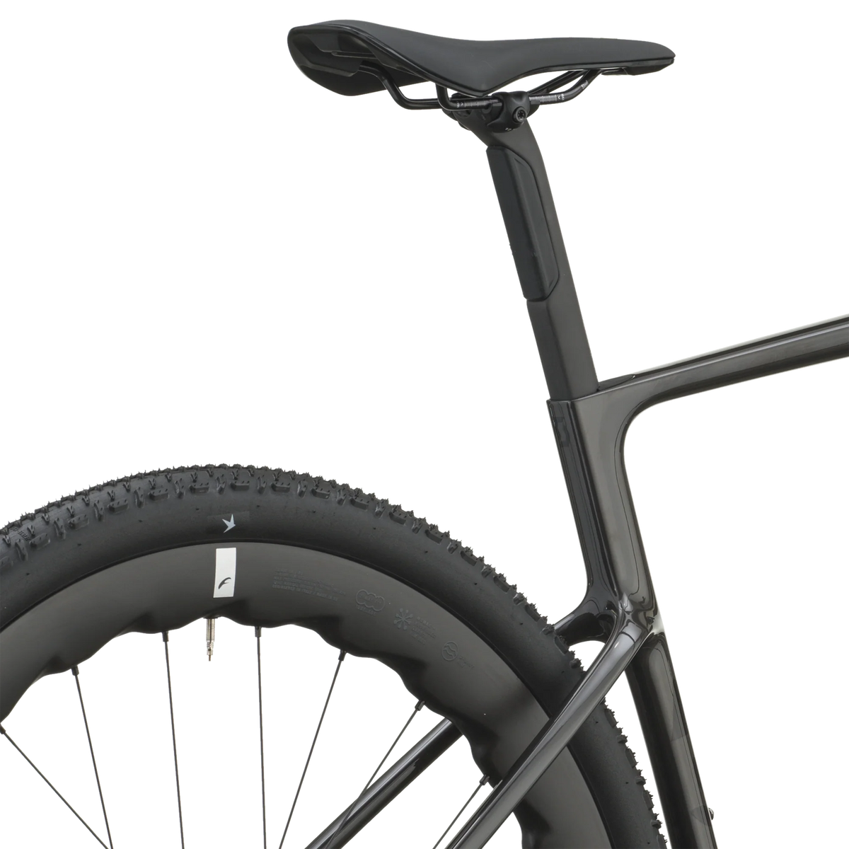 Scott Addict Gravel 20 2027 in watery black, saddle and seatpost