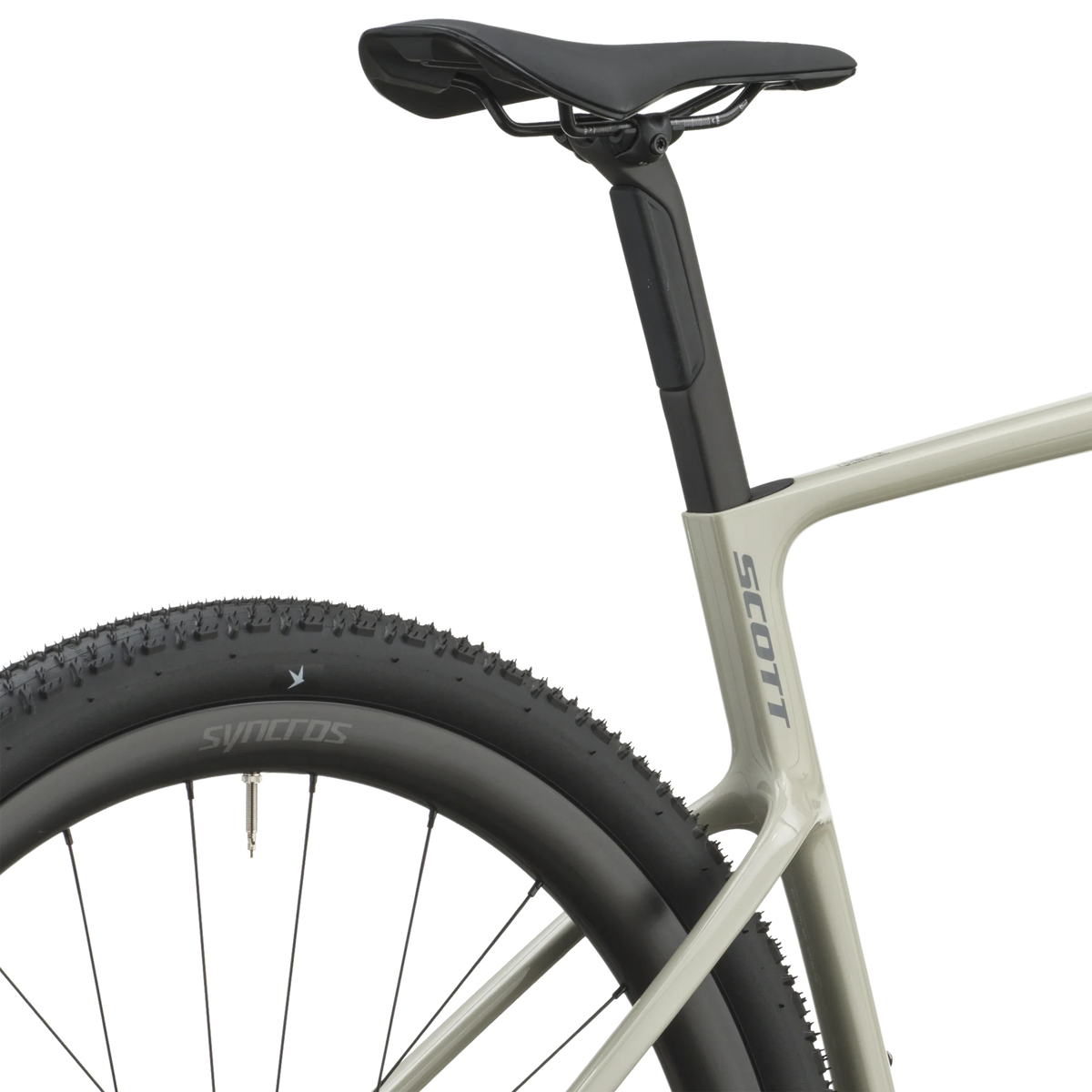 Scott Addict Gravel 30 2027 in agate grey, Syncros Kildala saddle and seatpost