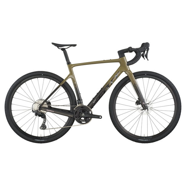 Racing bicycle on a white background