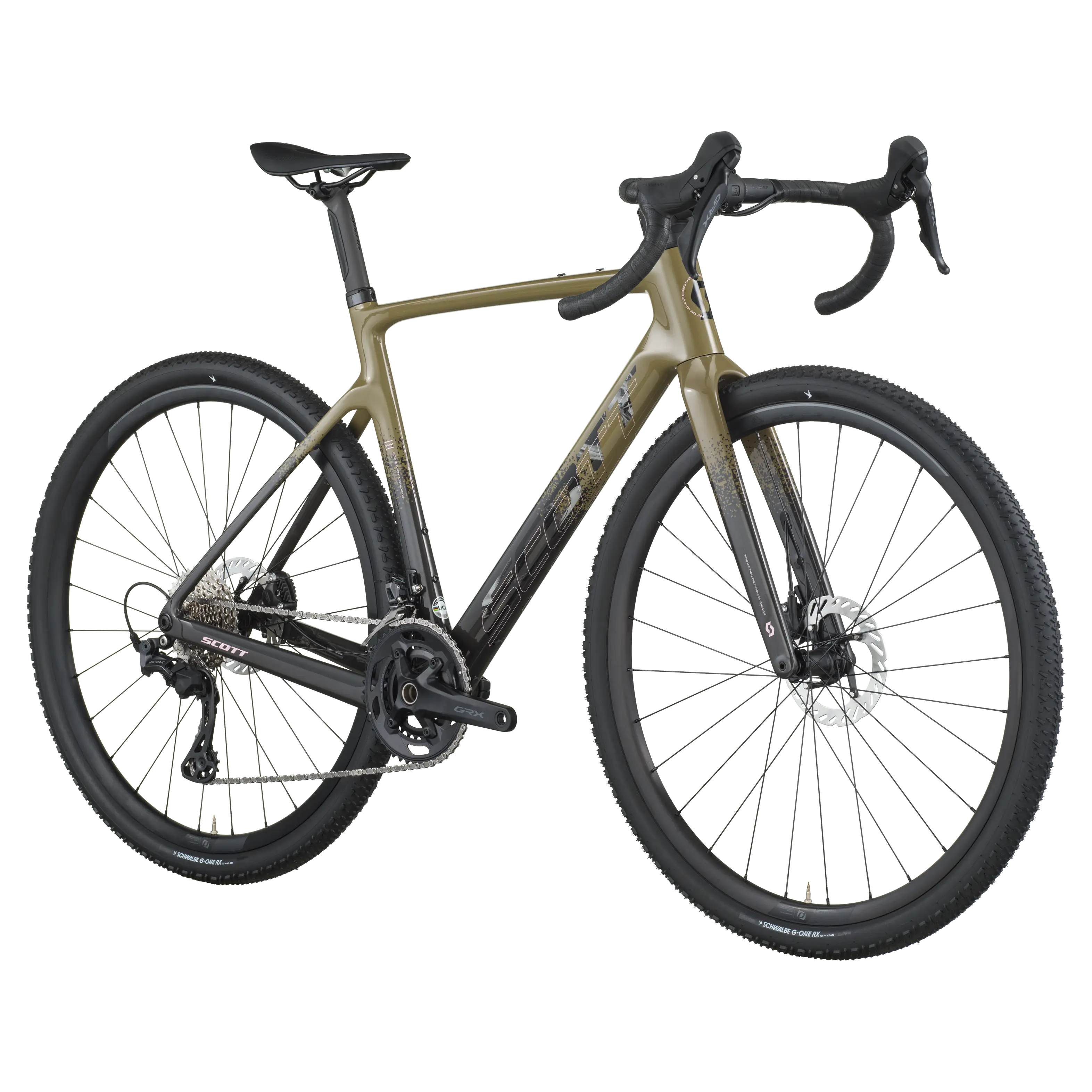 Bicycle on a white background