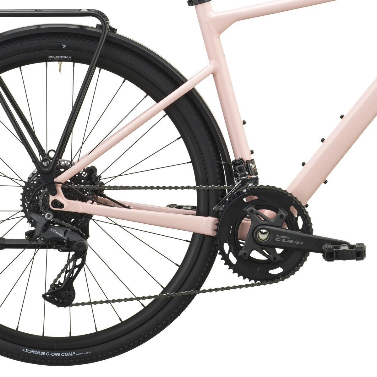 Scott Overland 30 gravel bike, dogwood pink