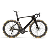 Cervélo S5 Ultegra Di2 Road Bike in black with deep-section Reserve wheels, optimized for aerodynamic performance and speed in competitive cycling.