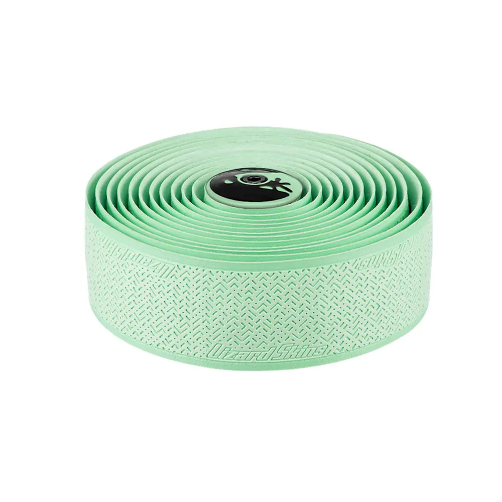 Rolled mint Lizard Skins DSP V2 2.5mm Bar Tape