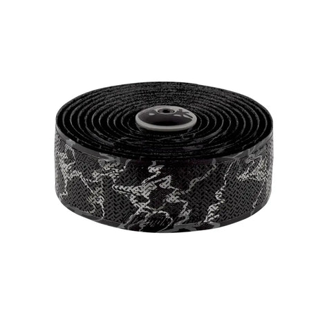 Rolled black camo Lizard Skins DSP V2 2.5mm Bar Tape