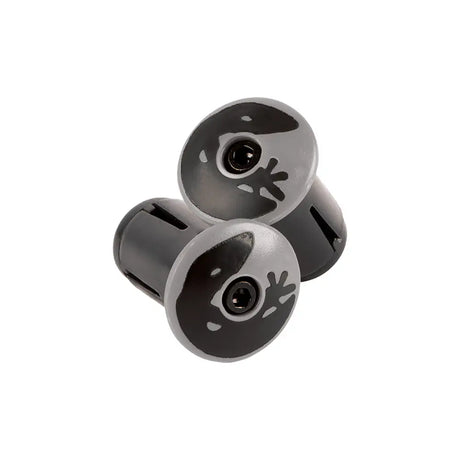 Gray bar end plugs for Lizard Skins DSP V2 Tape