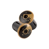 Gold bar end plugs for Lizard Skins DSP V2 Tape