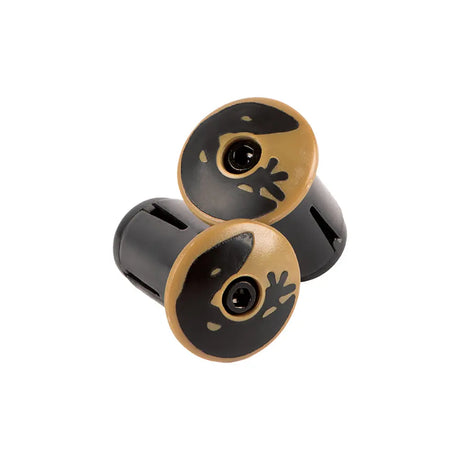 Gold bar end plugs for Lizard Skins DSP V2 Tape