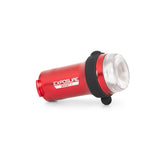 Exposure BoostR rear light in red on a white background