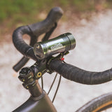 Exposure Toro Mk16 mounted on the drop handlebars of a gravel bike
