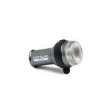 Exposure Trace Mk4 front light in gunmetal grey on a white background