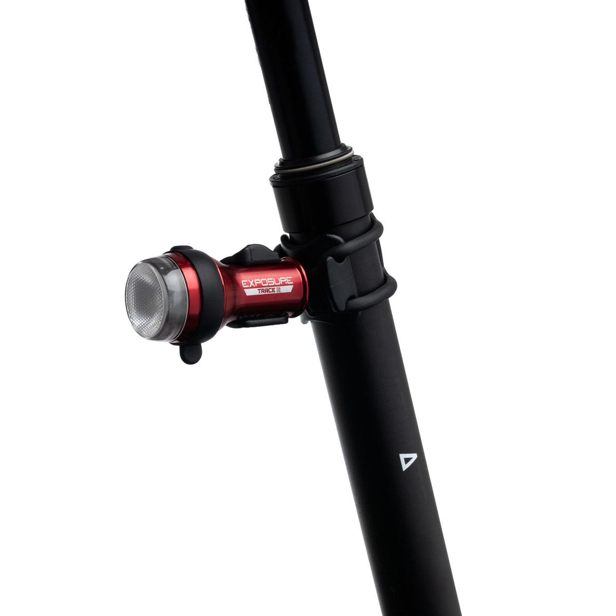 Exposure TraceR Mk4 ReAKT rear light mounted on a seatpost