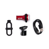 What is in the box, the Exposure TraceR Mk4 with its seatpost bracket, rubber strap and USB-C cable