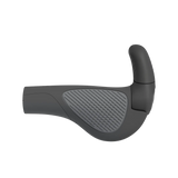 Side view of the Ergon GP2 Evo grip with the two finger bar end angled upwards