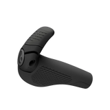 Ergon GP2 Evo grip seen end on, showing the clamp and the textured underside of the wing