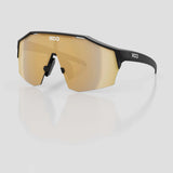 KOO Alibi cycling sunglasses – Black Matt frame with Gold Mirror lens