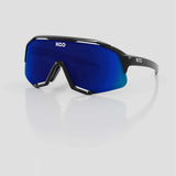 KOO Demos cycling sunglasses – Black frame with Blue Sky Mirror lens