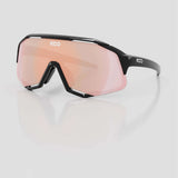 KOO Demos cycling sunglasses – Black frame with Rosé lens