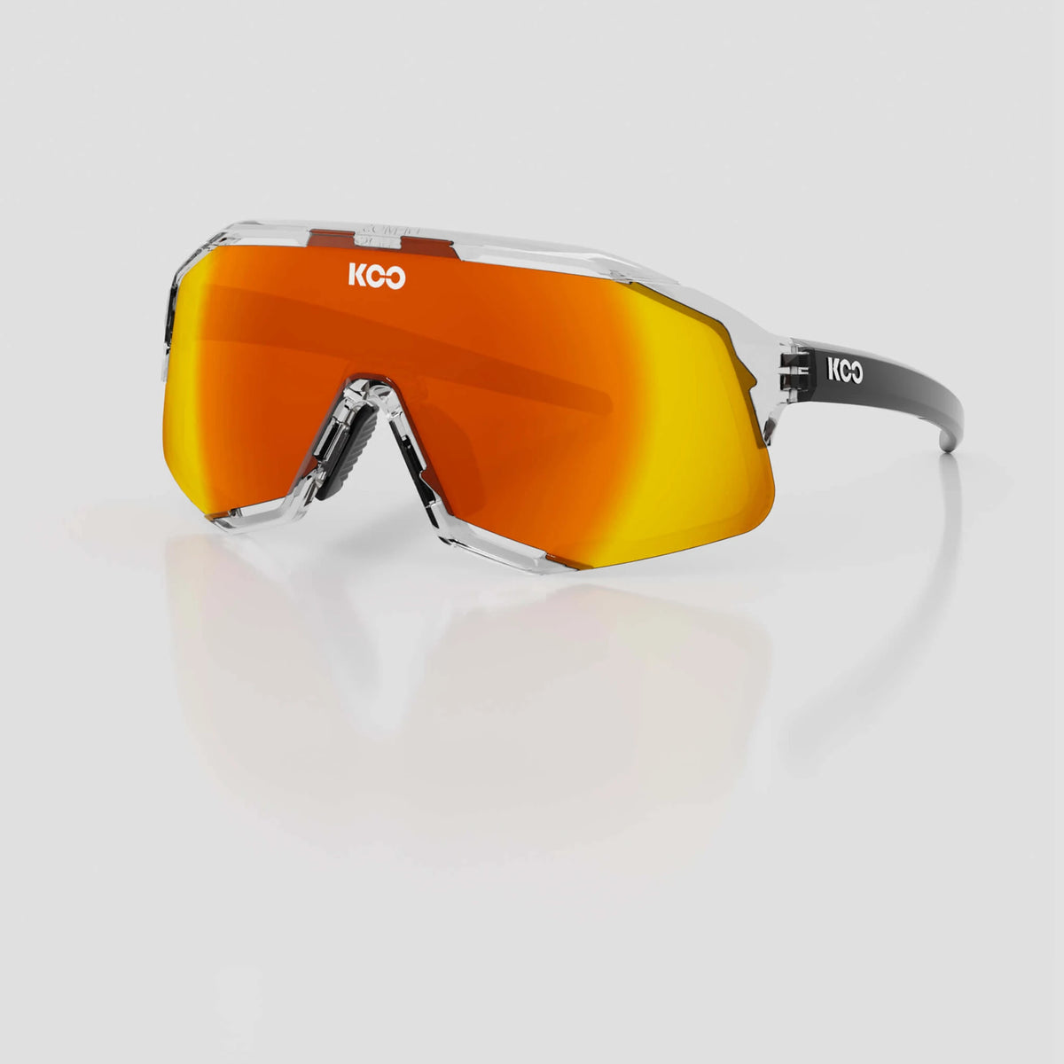 KOO Demos cycling sunglasses – Glass frame with Red Mirror lens