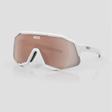 KOO Demos cycling sunglasses – White frame with Brown lens