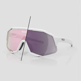 KOO Demos cycling sunglasses – White frame with Photochromic Pink lens