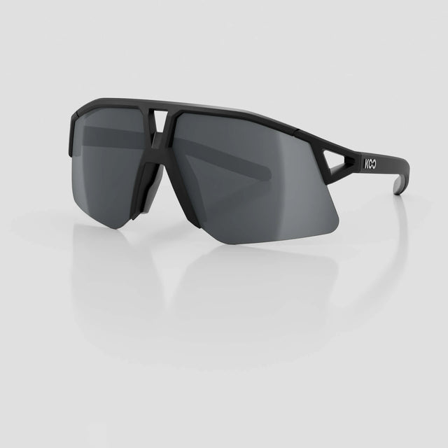 KOO Hype cycling sunglasses – Black Matt frame with Smoke lens