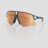 KOO Hype cycling sunglasses – Green Glass Matt frame with Copper Mirror lens