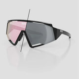 KOO Spectro cycling sunglasses – Black frame with Photochromic Pink lens