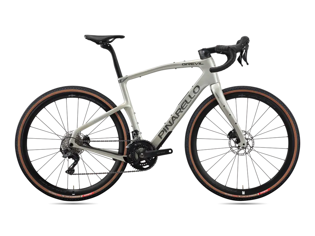 Pinarello bicycle on a white background