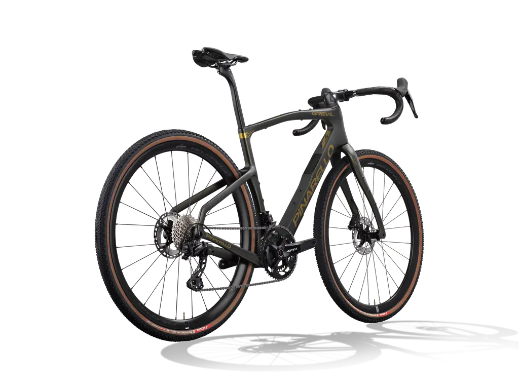 Black bicycle on a white background