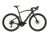 Carbon bicycle with Pinarello branding on a white background