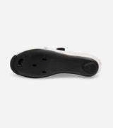 Outsole of QUOC M3 Sport Road Shoe showing 3-bolt cleat compatibility and durable grip for road cycling performance.