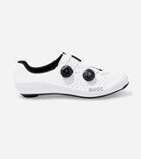 QUOC M3 Sport Road Shoe in white with dual dial closure, designed for high-performance cycling and sleek road style.