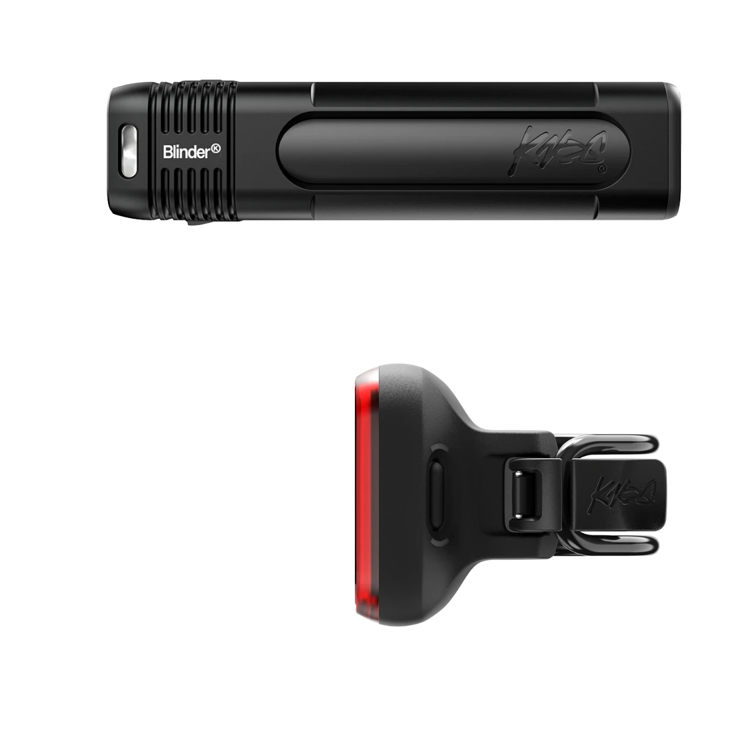 Knog Blinder Front Light Plus Blinder Square Rear Light Set