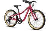 Ridgeback Dimension 20 kids bike in deep pink, angled front three-quarter view