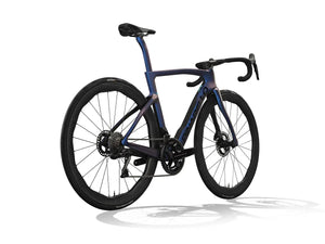 Pinarello Dogma F Red AXS Luxter Blue rear angle