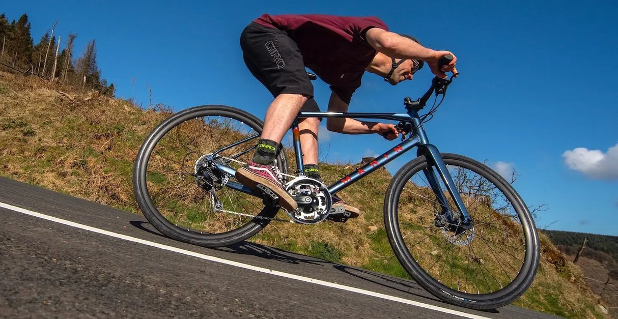 fairfax hybrid bike on road