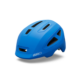 Giro Scamp II youth helmet in Blue Jewel, front three-quarter view