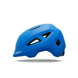 Giro Scamp II youth helmet in Blue Jewel, profile view facing left