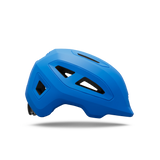 Giro Scamp II youth helmet in Blue Jewel, profile view facing right
