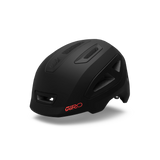 Giro Scamp II youth helmet in Matte Black, front three-quarter view