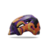 Giro Scamp II youth helmet in Purple Lava, profile view facing left