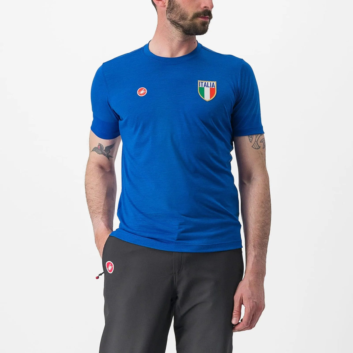 Italia Merino Tee - Billy Bilsland Cycles