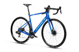 Blue bicycle with Argon 18 branding on a white background