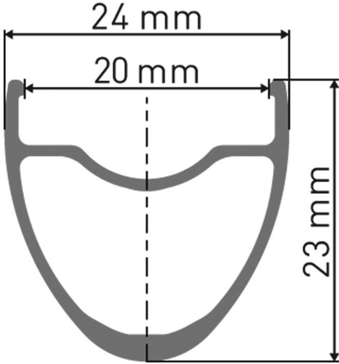 P 1800 SPLINE disc brake wheel, clincher 23 x 20 mm, front - Billy Bilsland Cycles